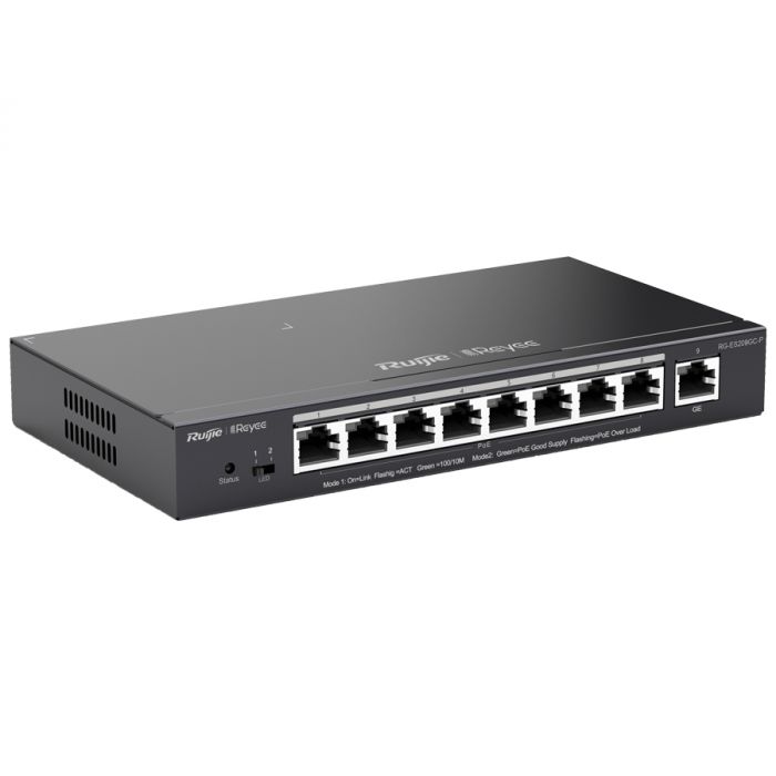 Reyee 9 Port Gigabit with 8 PoE | RG-ES209GC-P 2 Reyee 9 Port Gigabit with 8 PoE | RG-ES209GC-P - Image 2